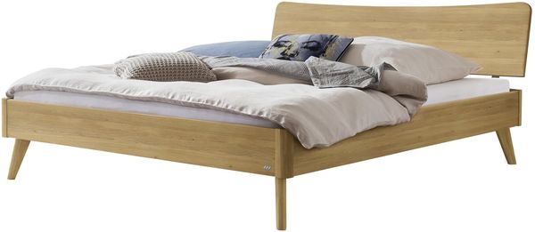 Hasena Lounge Caluso 180x210 Eiche bright, geölt - Fusshöhe 20 cm Massivholzbett
