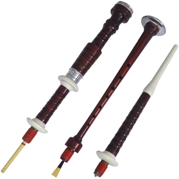 Schottischer Dudelsack Great Highland Roter Royal Stewart Tartan 70043