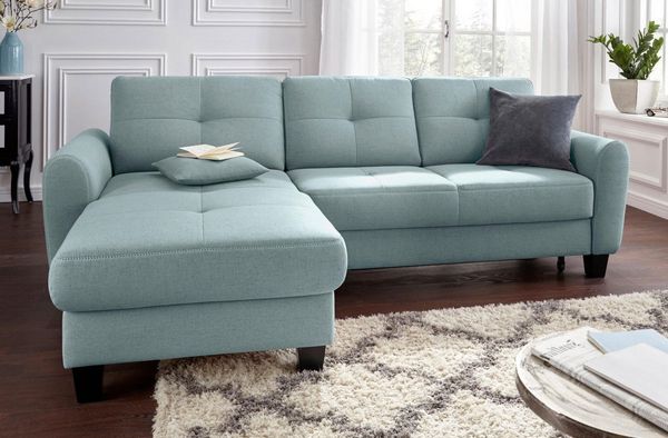 sit&more Ecksofa Varese L-Form, mit Federkern, wahlweise mit Bettfunktion und Stauraum