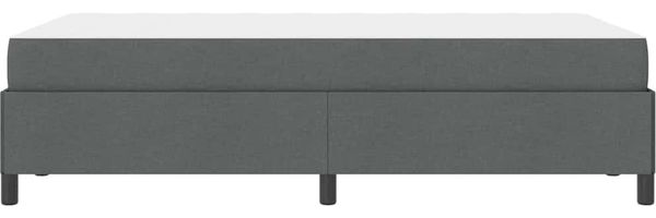vidaXL Boxspringbett Dunkelgrau 120 x 190 cm Stoff 3398844 Bild 6
