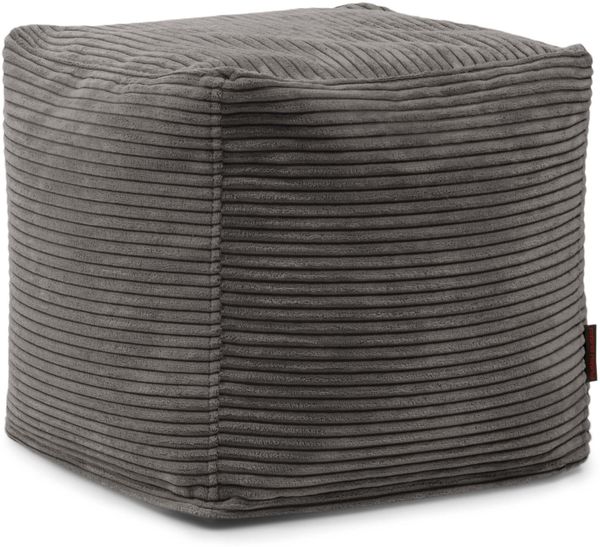 Sitzsack ‘Pouf Up!‘, Bezugstoff - Waves, 100% Polyester, Black, 40x45x45 cm cm. Bild 3