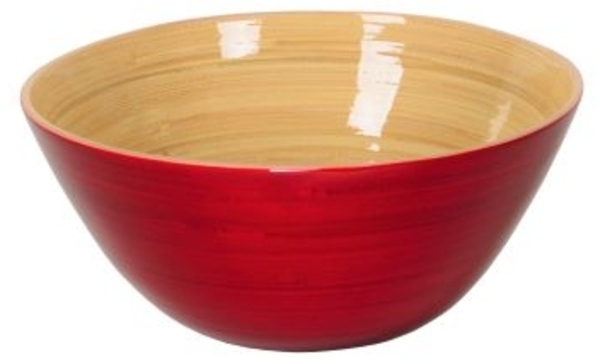 albert L. Bambus Schüssel 22x10 red