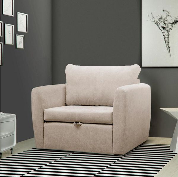 Beautysofa Relaxsessel Kamel (Modern 1-Sitzer Sofa, Wohnzimmersessel), mit Schlaffunktion