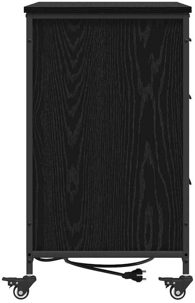 vidaXL Schrank mit Ladestation Schwarz Eichen-Optik 76 x 41 x 72 cm 859835 Bild 8