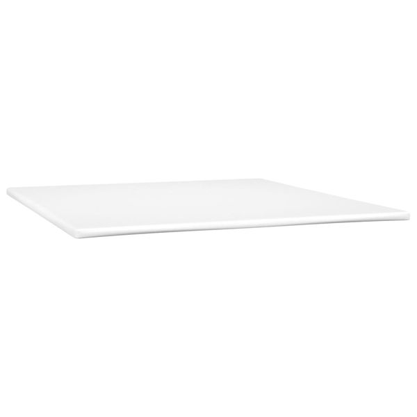 vidaXL Boxspringbett mit Matratze Blau 180x200 cm Stoff 3136459 Bild 7