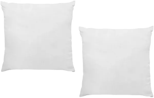 DREAMEA - BIESYA Kopfkissen Stoff Weiß - B 60 cm x H 5 cm x L 60 cm