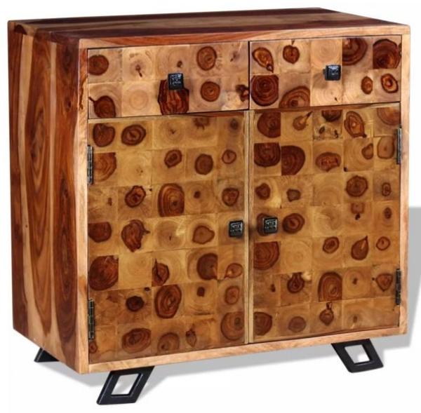 vidaXL Sideboard Massivholz 65 x 35 x 65 cm
