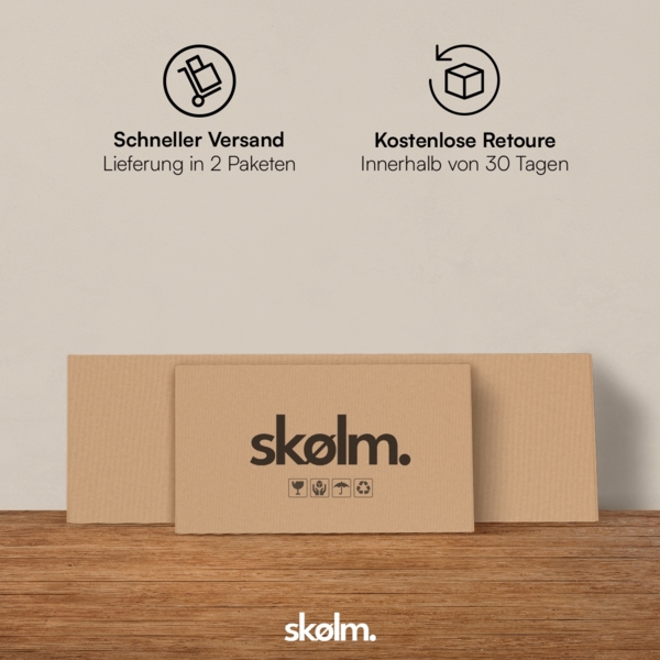 skølm 'Ituri' Kleiderschrank, Metall, 170x45x80 cm, grün, Garderobe mit 4 Fächern und 2 Kleiderstangen Bild 9