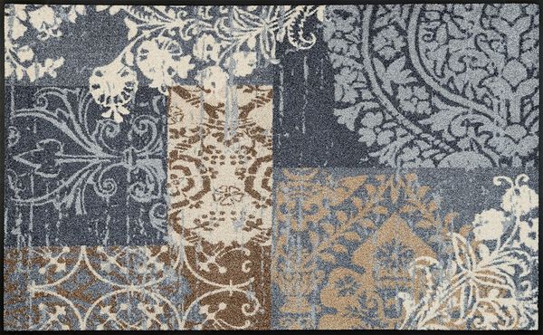 wash+dry by Kleen-Tex Läufer Armonia, rechteckig, Höhe: 7 mm, Schmutzfangläufer, Patchwork Design, Ornamente, rutschhemmend Bild 5