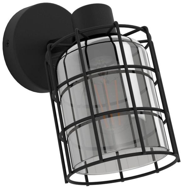 Eglo 99711 Spotleuchte CONSACA schwarz-transparent L:1223,5 H:22cm dimmbar