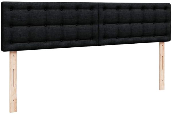 vidaXL Ottoman-Bett mit Matratze Schwarz 200x200 cm Stoff 3311652 Bild 8