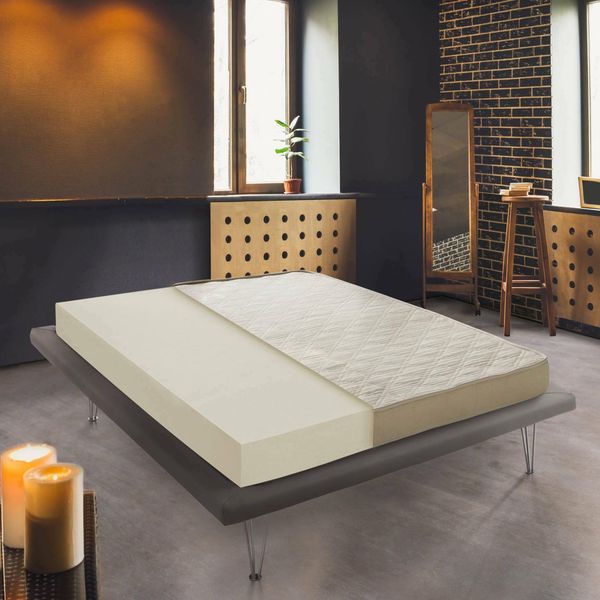 Talamo Italia - Daria-Doppelmatratze, Waterfoam-Matratze, 100 % Made in Italy, milbenhemmend und hypoallergen, 120 x 190 x 14 cm