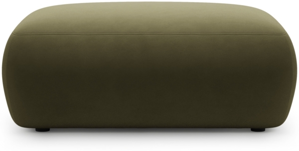 Micadoni Hocker Kate 1-Sitzer Samt Grün