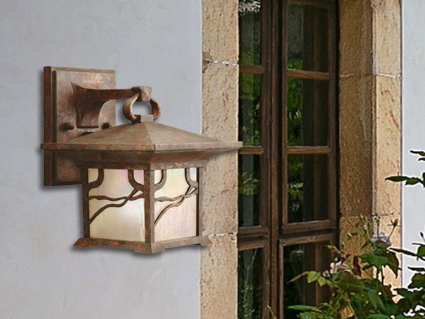 Elstead Lighting Morris Wandleuchte Medium 1-Light Kupfer IP44 E27