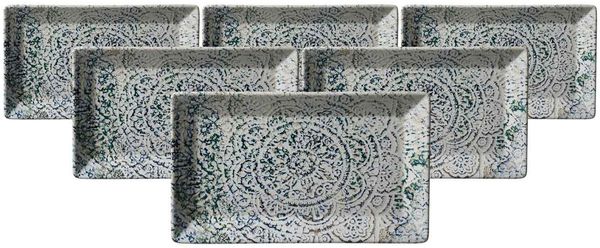Ritzenhoff & Breker Luigi Servierplatte 25 x 15 cm 6er Set