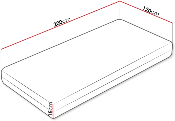 Komfortschaummatratze Noykel (Größe: 120 x 200) Bild 2