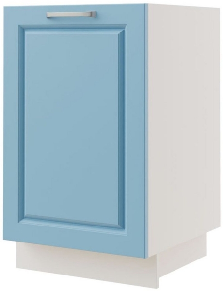 Küchenunterschrank Pescara 50x50x82cm 1-türig lackiert Farbe wählbar (PE-D1D/50)