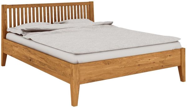 byoak Bett ODYS 180 x 200 aus Massivholz, mit Holzkopfteil, Naturgeölt