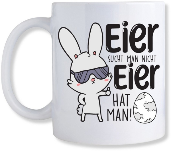 Giftandprint Tasse Ostern deko Ostergeschenke erwachsene Kaffeetasse Teetasse, Ink. Geschenkbox, Lustig Spruch Osterngeschenke für Männer, Osterdeko