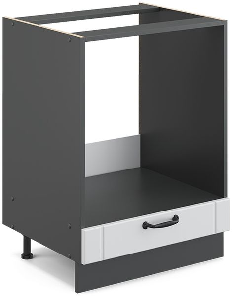 Herdumbauschrank Fame-Line Weiß Landhaus 60 cm ohne Arbeitsplatte Vicco