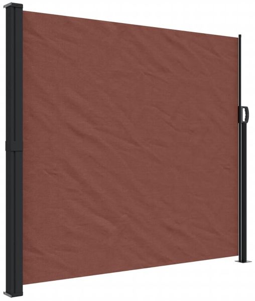 vidaXL Seitenmarkise Ausziehbar Braun 180x600 cm 4004539 Bild 2