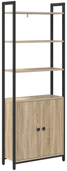 Bücherregal | Standregal Sonoma-Eiche 60 x 24 x 161 cm Holzwerkstoff