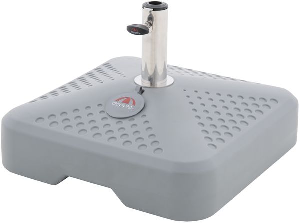 Doppler Active FILL-IT 3-in-1 Multifunktionaler Sonnenschirmständer, hellgrau, 25 l