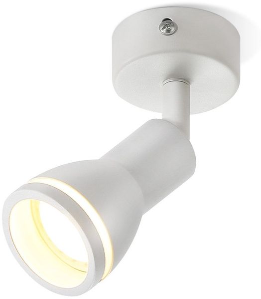 ZMH LED Deckenstrahler 1-flammig Weiß Wohnzimmer Verstellbare Deckenleuchte GU10 Spot Moderne Lampe