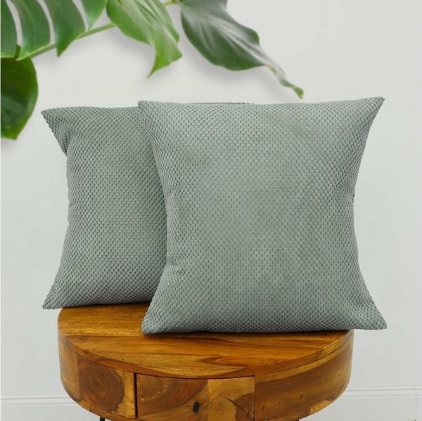 Amilian Kissenbezug Sofakissenbezüge 2er Set - Kissenbezüge für Sofa Couch Bett, (2 Stück), 40x40 cm, Hotelverschluss, weich und pflegeleicht