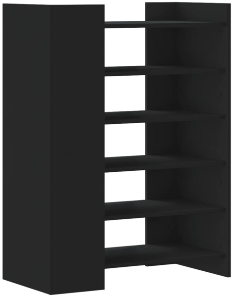 vidaXL Schuhschrank Schwarz 74,5x37,5x100 cm Holzwerkstoff 848431