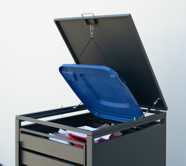 Westmann Metall Mülltonnenbox Kubus | 240 L | Bild 4