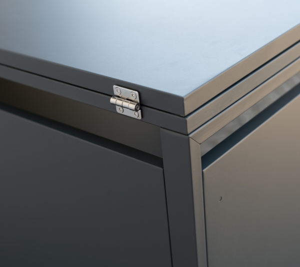 Westmann Metall Mülltonnenbox Kubus | 240 L | Bild 3