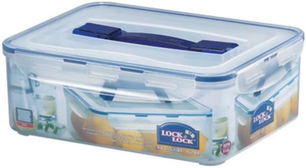 Vorratsdose rechteckig, 4,8 l mit Ablaufgitter und Tragegriff 295 x 230 x 106 mm