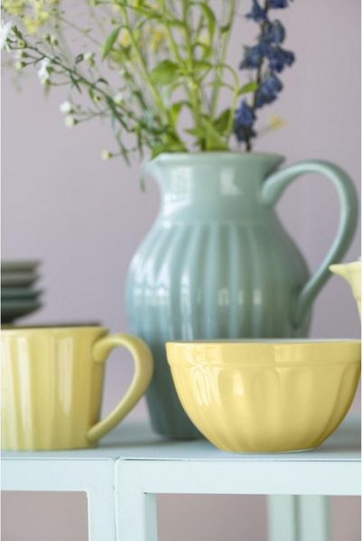 Farbauswahl Schale Schüssel Keramik Mynte 400 ml Ib Laursen 2078 04 lemonade gelb