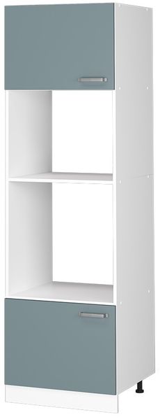 Mikrowellenschrank R-Line Blau-Grau 60 cm Vicco