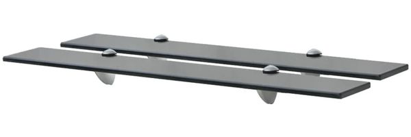 vidaXL Schwebende Regale 2 Stk. Glas 70x20 cm 8 mm [3051530]