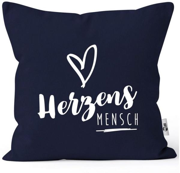 MoonWorks Dekokissen Kissenbezug Herzensmesch Herz Kissenhülle Geschenk Weihnachten Liebe Freundschaft Moonworks®