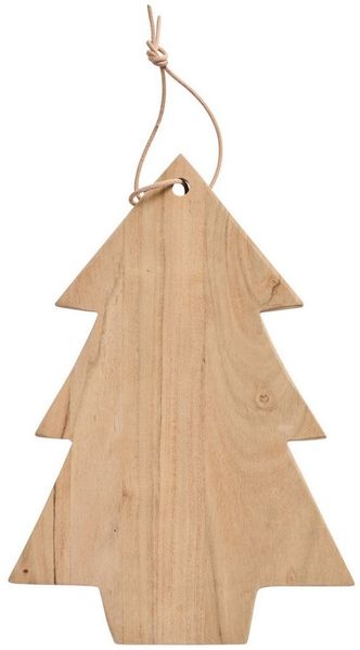 Ib Laursen Schneidebrett Servierbrett Vesperbrett Holz Tannenbaum L35cm 17102-00