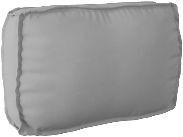 vidaXL Kissen Grau 70 x 40 x 12 cm Oxford-Stoff 42001519