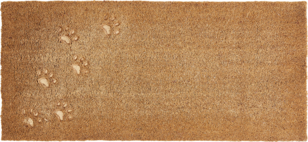 Fußmatte TARLAC Naturfarben 55 x 120 cm Kokosfasern