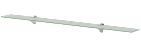 Schweberegal, Bücherregal Wand, Wandregal Glas 100x20 cm 8 mm