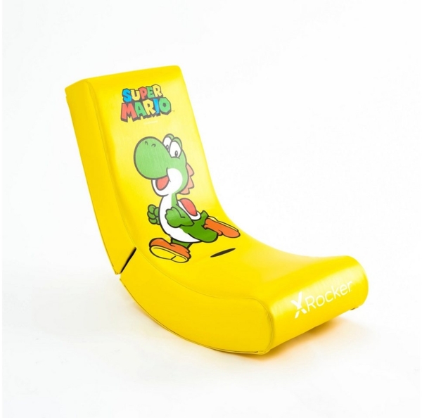 X Rocker Nintendo Super Mario™ Floor Rocker Gaming-Bodensessel im Yoshi Design für Kinder &