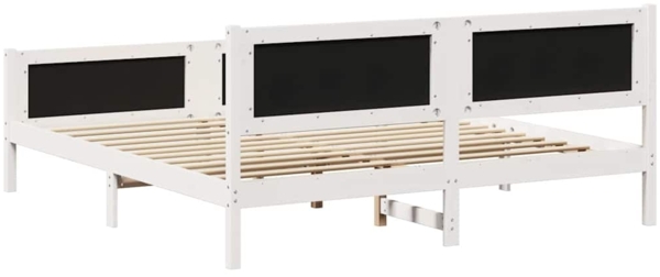 vidaXL Bettrahmen mit Kopfteil Hellgrau 200 x 200 cm Stoff 3394247 Bild 6