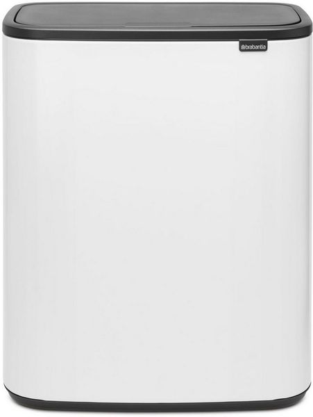 Brabantia Mülleimer Bo Touch Bin, 2 x 30L, Soft-Touch-Öffnungssystem