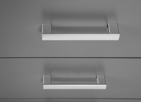 Schubladenkommode Kommode ELENZIO 4 Graphit Grau mit 4 Schubladen Bild 8