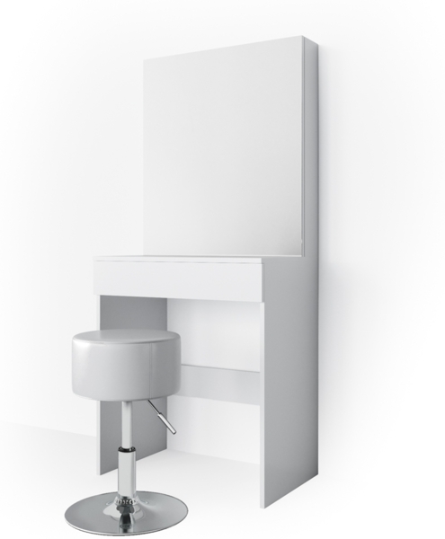 Schminktisch Melle Weiß 68 cm mit Hocker Vicco