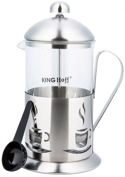Kinghoff Kinghoff Tee-Ei mit Druck French Press 350 ml KH4830