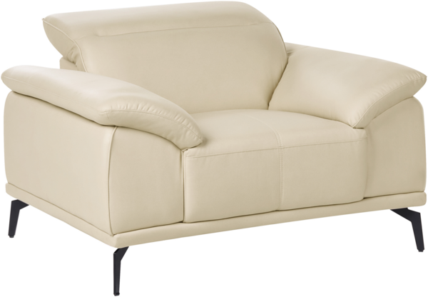 Sessel VEJEN Kunstleder Beige