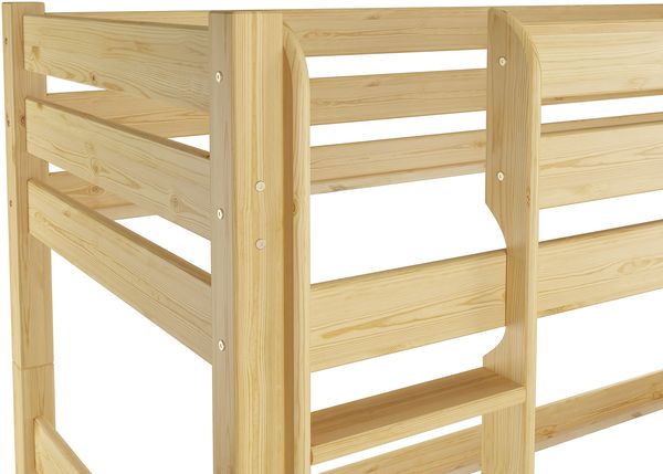 Erst-Holz Etagenbett Kiefer 90x200 cm, natur Bild 8
