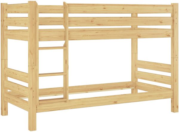 Erst-Holz Etagenbett Kiefer 90x200 cm, natur Bild 5